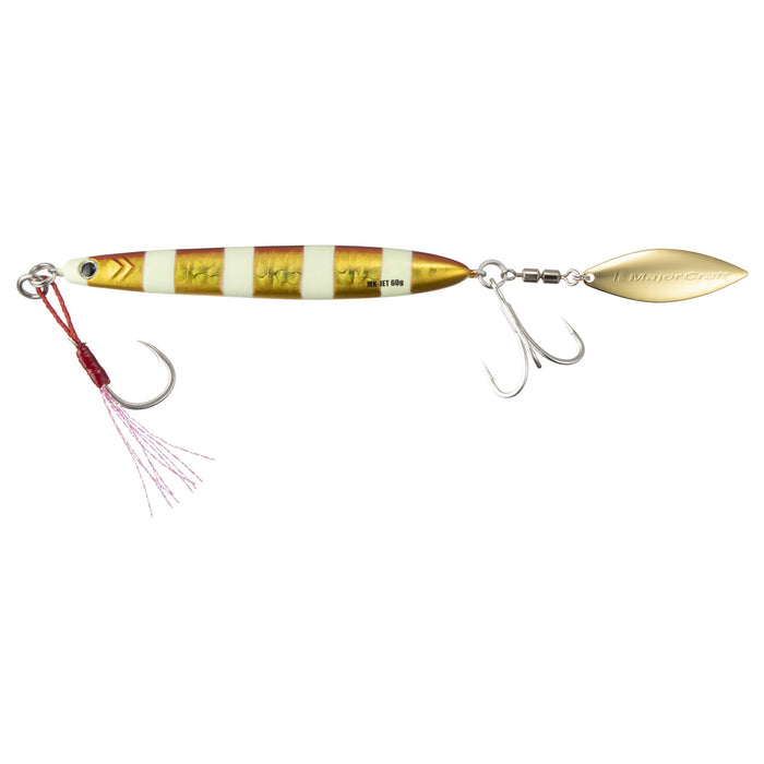 Major Craft Metal Jig Maki Jet 60G Zebra Red Gold Lure #77