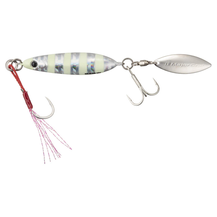 Major Craft Metal Jig Maki Slow 20G Zebra Glow #7 Lure