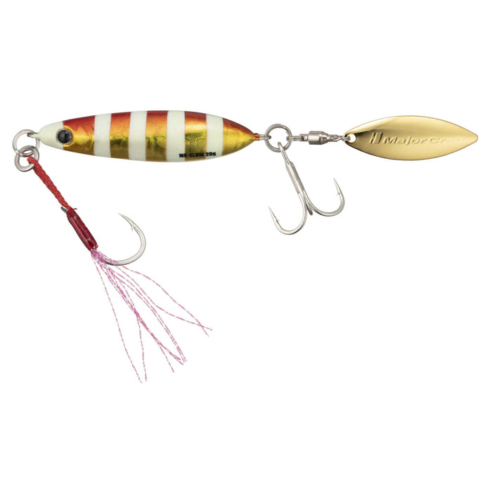 Major Craft Metal Jig Maki Slow 20G Zebra Red Gold 77 Lure