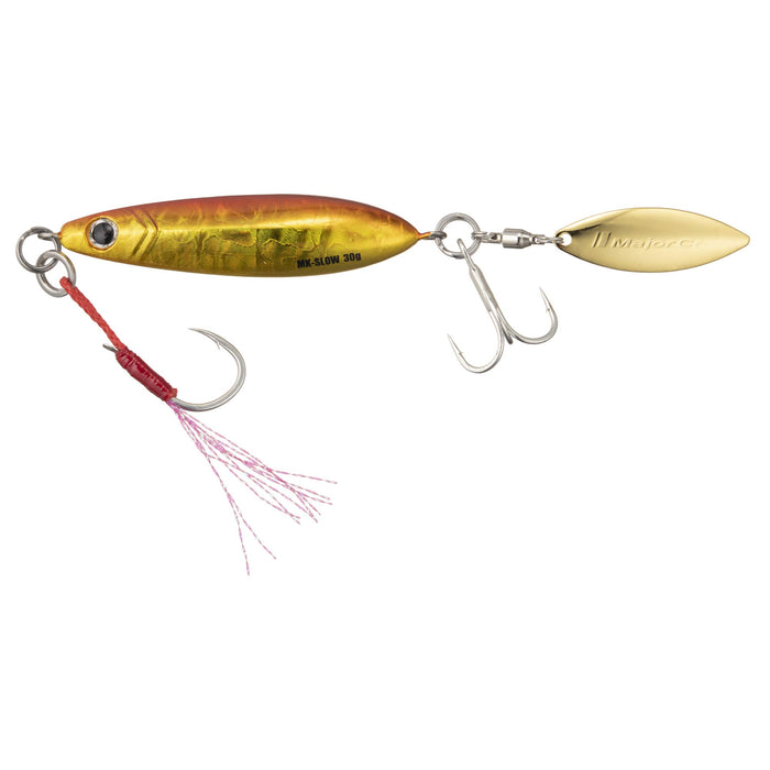 Major Craft Metal Jig Maki Slow 30G Red Gold Lure #3