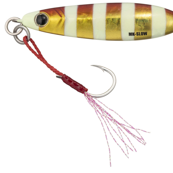 Major Craft Metal Jig Maki Jig Slow 40G Zebra Red Gold Lure #77