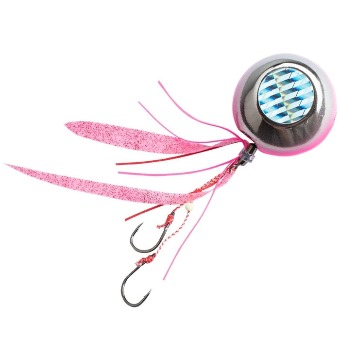 Major Craft Metal Jig Tai Chisel 100g Silver Pink Fishing Lure