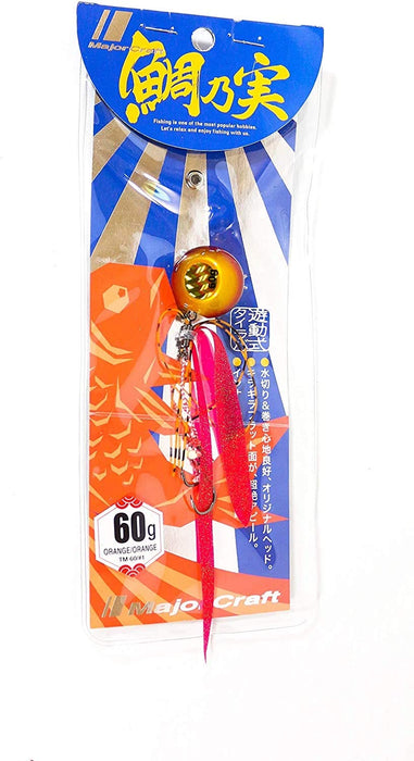 主要工藝金屬 Jig Tai 鑿子 60G 金紅色魚餌 Tm-60 #4