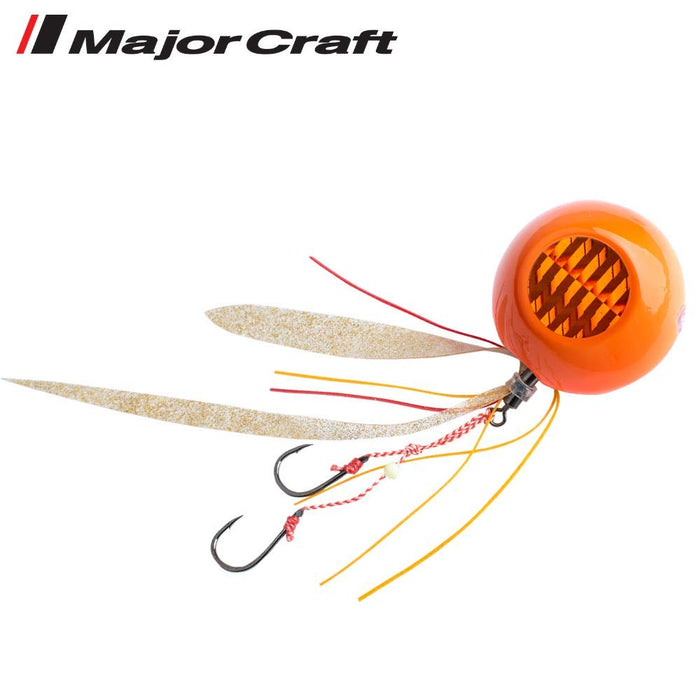 Major Craft Metal Jig Tai Chisel 80G Orange – High-Performance Fishing Lure