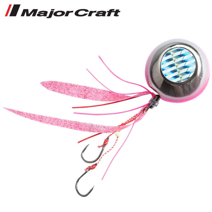 Major Craft Metal Jig Tai Chisel 80G Silver Pink Fishing Lure