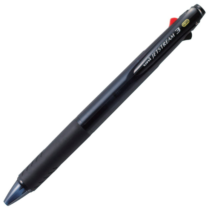 Mitsubishi Pencil Jet Stream 3 Color Ballpoint Pen 0.38 Transparent Black Easy to Write