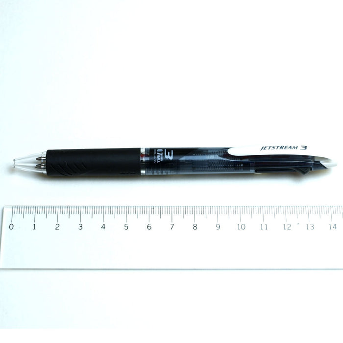 Mitsubishi Pencil Jet Stream 3 Color Ballpoint Pen 0.7mm Transparent Black