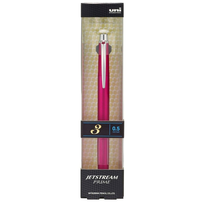 Mitsubishi Pencil Jet Stream Prime 3 Color 0.5 Easy Write Ballpoint Pen Pink