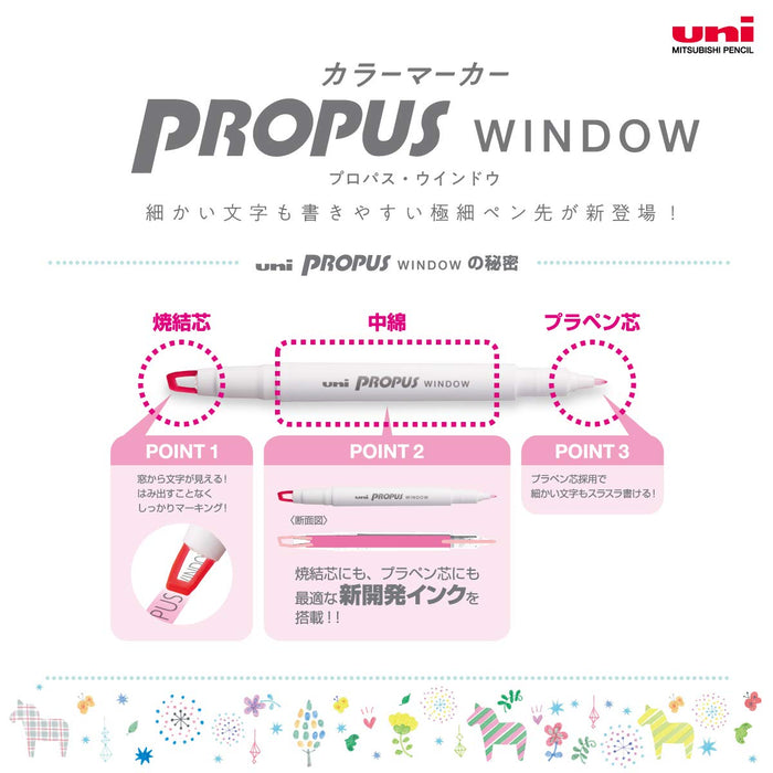 三菱鉛筆 Propass 窗口綠色記號筆 10 支裝 Hako Pus103T.6