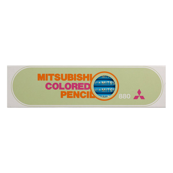 Mitsubishi Pencil Colored Set Single Color Mizuiro Elementry School Pack of 12