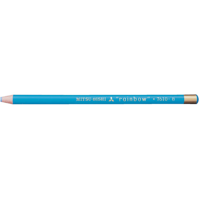 Mitsubishi Pencil No.7610 Light Blue Colored Pencils Aqueous Dermatograph 1 Dozen