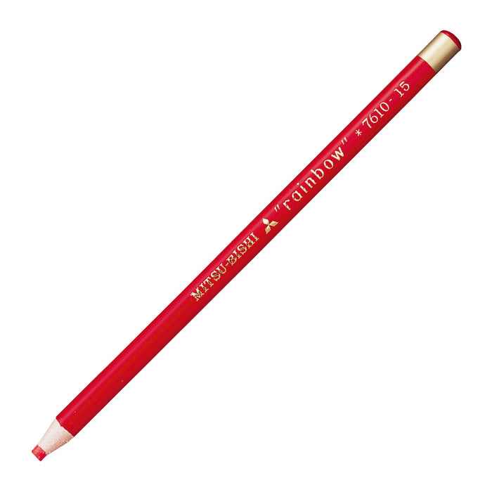 Mitsubishi Pencil No.7610 - Vibrant Red Aqueous Colored Pencils 1 Dozen Pack