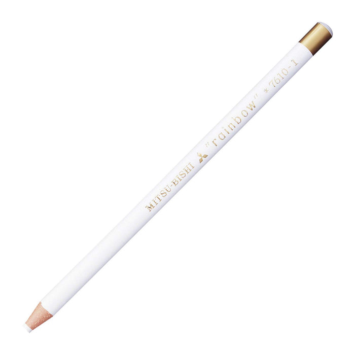 Mitsubishi Pencil No.7610 - White Aqueous Dermatograph Colored Pencil Pack of 12