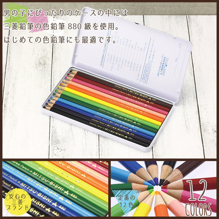 Mitsubishi Pencil Super Mario 880 12 Color Pack K88012Csms3