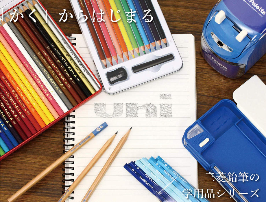 Mitsubishi Pencil Hahatoko HT01 HB Drawing Pencil - House & Sea Edition Pack of 12