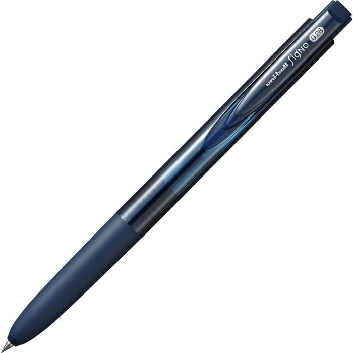 Mitsubishi Pencil Signo Rt1 Gel Ballpoint Pen Blue Black 0.28mm Pack of 10