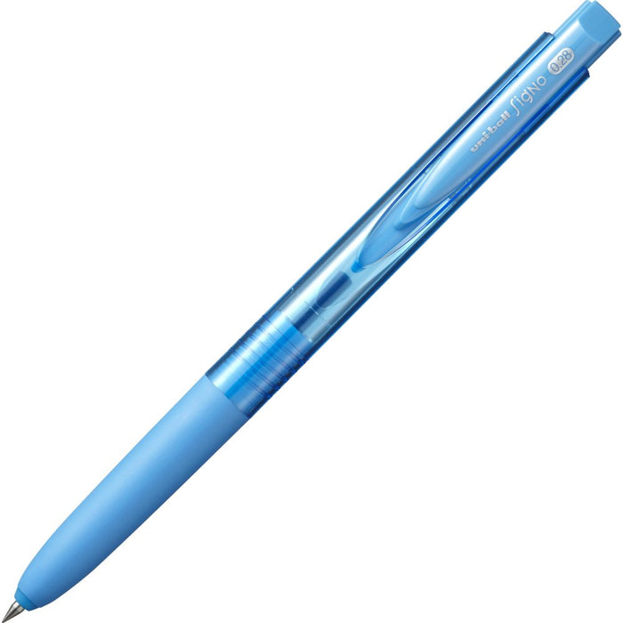 Mitsubishi Pencil Signo Rt1 Gel Ballpoint Light Blue 0.28 Pack of 10 Pens