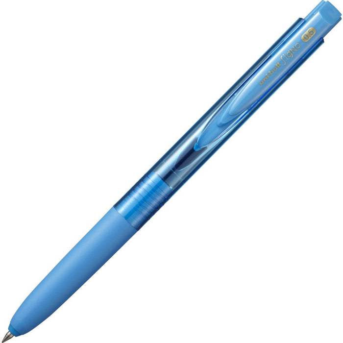 Mitsubishi Pencil Signo Rt1 Gel Ballpoint Pen 0.5mm Light Blue 10 Pack