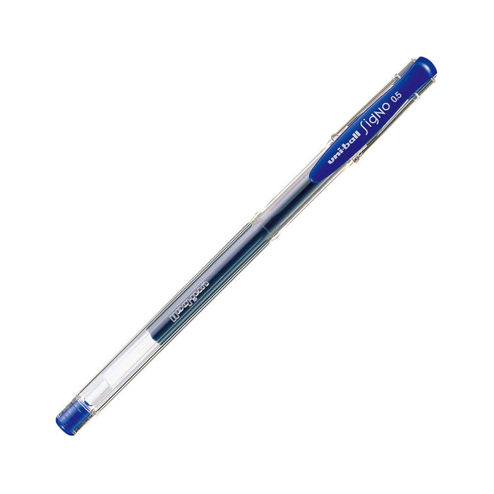 Mitsubishi Pencil Uniball Signo Standard UM-100 Gel Ballpoint Pen Blue