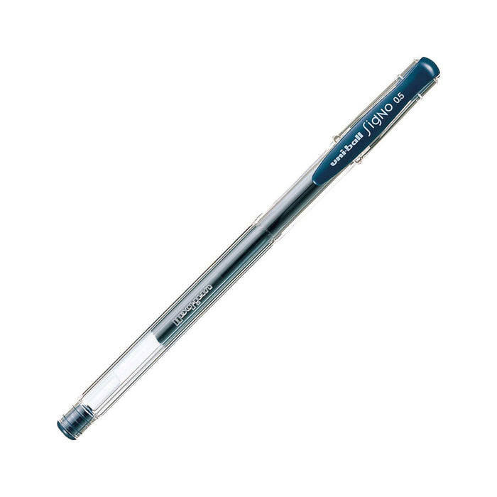 Mitsubishi Pencil Uniball Signo Standard UM-100 0.5mm Gel Ballpoint Pen Blue Black