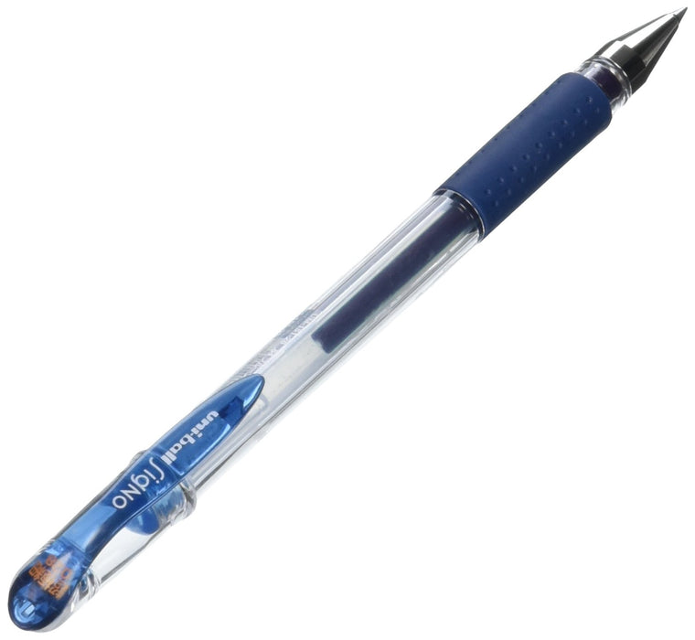 Mitsubishi Pencil Uniball Signo Ultra Fine Blue Black Gel Pen 0.28