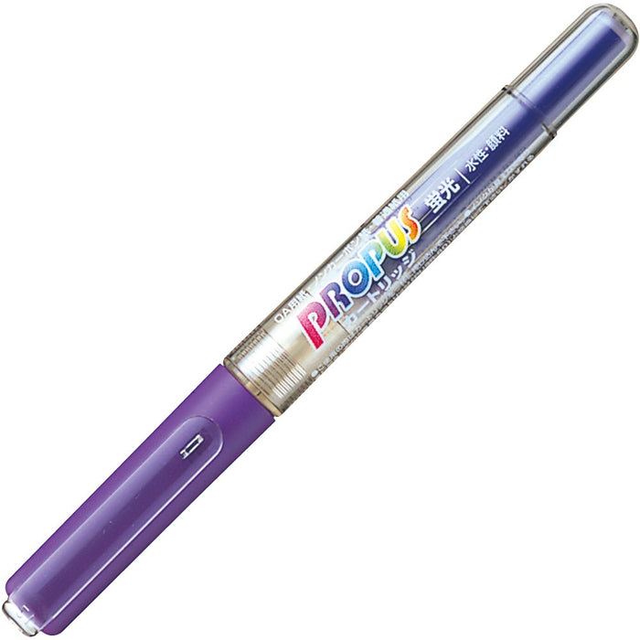 Mitsubishi Pencil Propass Purple Highlighter Cartridge Type 10-Piece Set