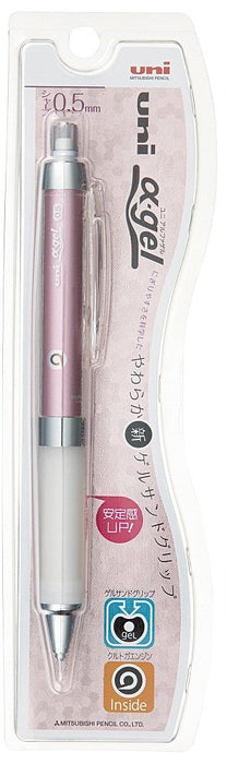 Mitsubishi Pencil 0.5 Alpha Gel Mechanical Pencil Kurtoga Noble Pink M5858Gg1Pn.13