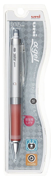 Mitsubishi Pencil Alpha Gel Mechanical Pencil 0.5 Kurtoga Concentrated Red M5858Gg1P.15