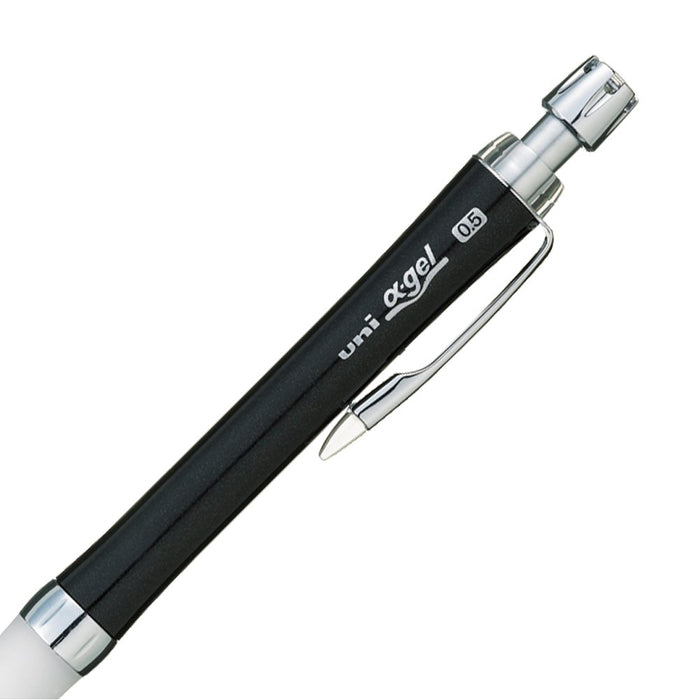 Mitsubishi Pencil Alpha Gel Slim 0.5 Mechanical Pencil in Pure Black