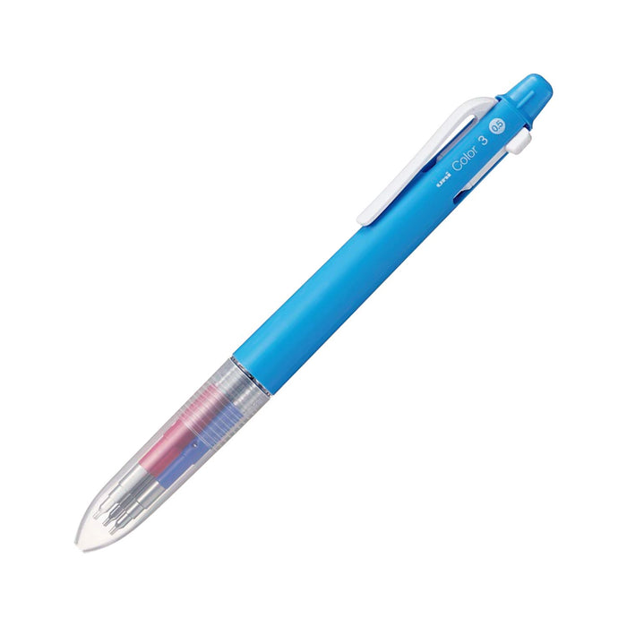 Mitsubishi Pencil Unicolor 3 Sky Blue Mechanical Pencil with Erasable 0.5 Lead