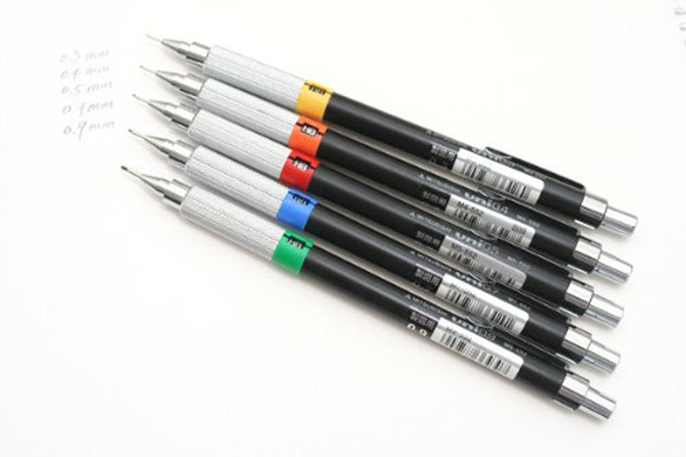 Mitsubishi Pencil M55521P.24 Mechanical Drafting Pencil 0.5mm Black Pack