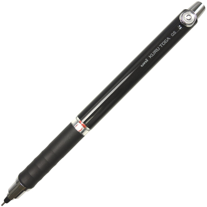 Mitsubishi Pencil Kurtoga 0.5 Black Mechanical Pencil with Rubber Grip