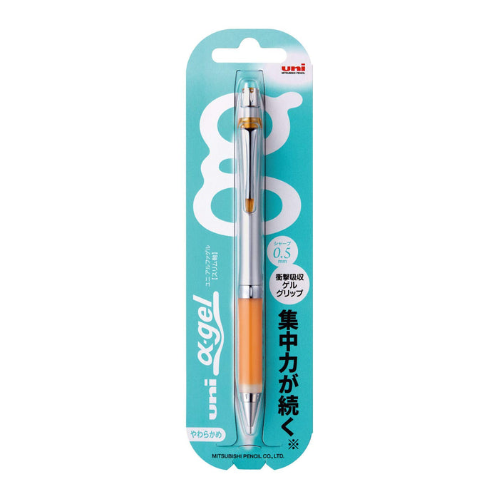 Mitsubishi Pencil Uni Alpha Gel Slim Mechanical 0.5 Orange M5807Gg1P.4