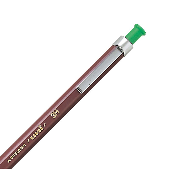 Mitsubishi Pencil Uni Holder 2 3H Yellow-Green Mechanical Pencil Mh5003H