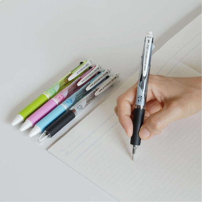 Mitsubishi Pencil Jet Stream 2&1 Multi-Function Pen 0.7 Black Easy Write MSXE350007P24