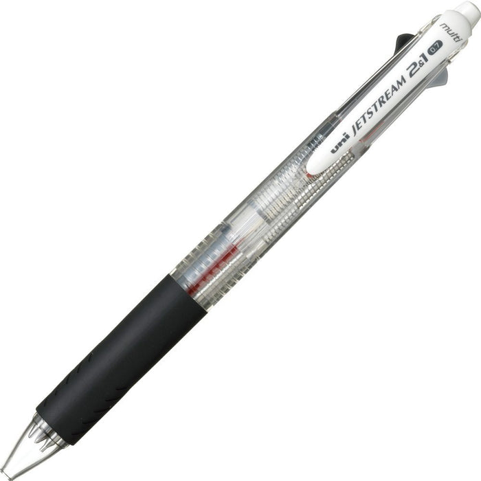 Mitsubishi Pencil Jet Stream Multi-Function 2-in-1 Pen 0.7mm Transparent Easy Write