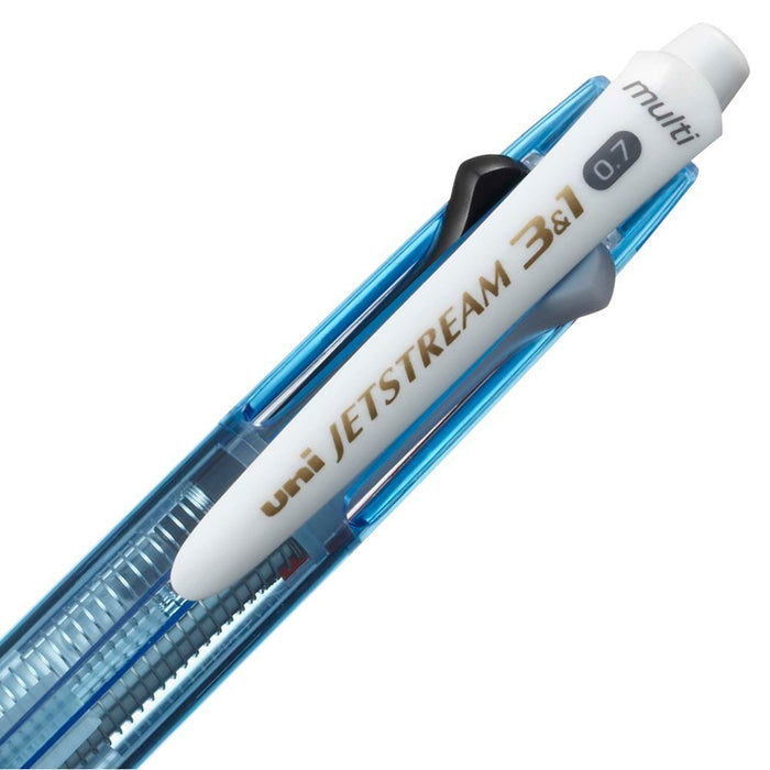 Mitsubishi Pencil Jet Stream 3-in-1 Multi-Function Pen 0.7 Light Blue Easy to Write