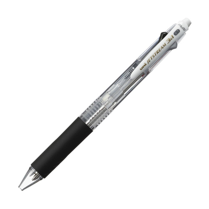 Mitsubishi Pencil Jet Stream 3-in-1 Multi-Function Pen 0.7mm Transparent Easy to Write