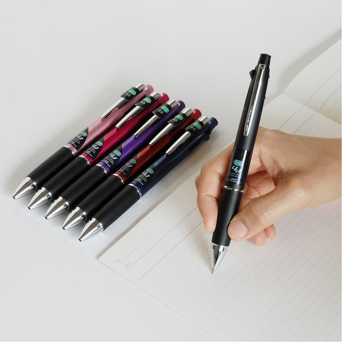 Mitsubishi Pencil Jet Stream Multi-Function 4-in-1 Black 0.5mm Easy to Write