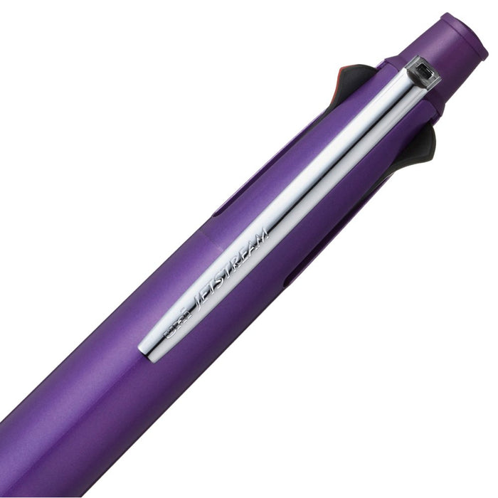 Mitsubishi Pencil Multifunction Jet Stream Pen 4&1 0.5 Easy-Writing Purple