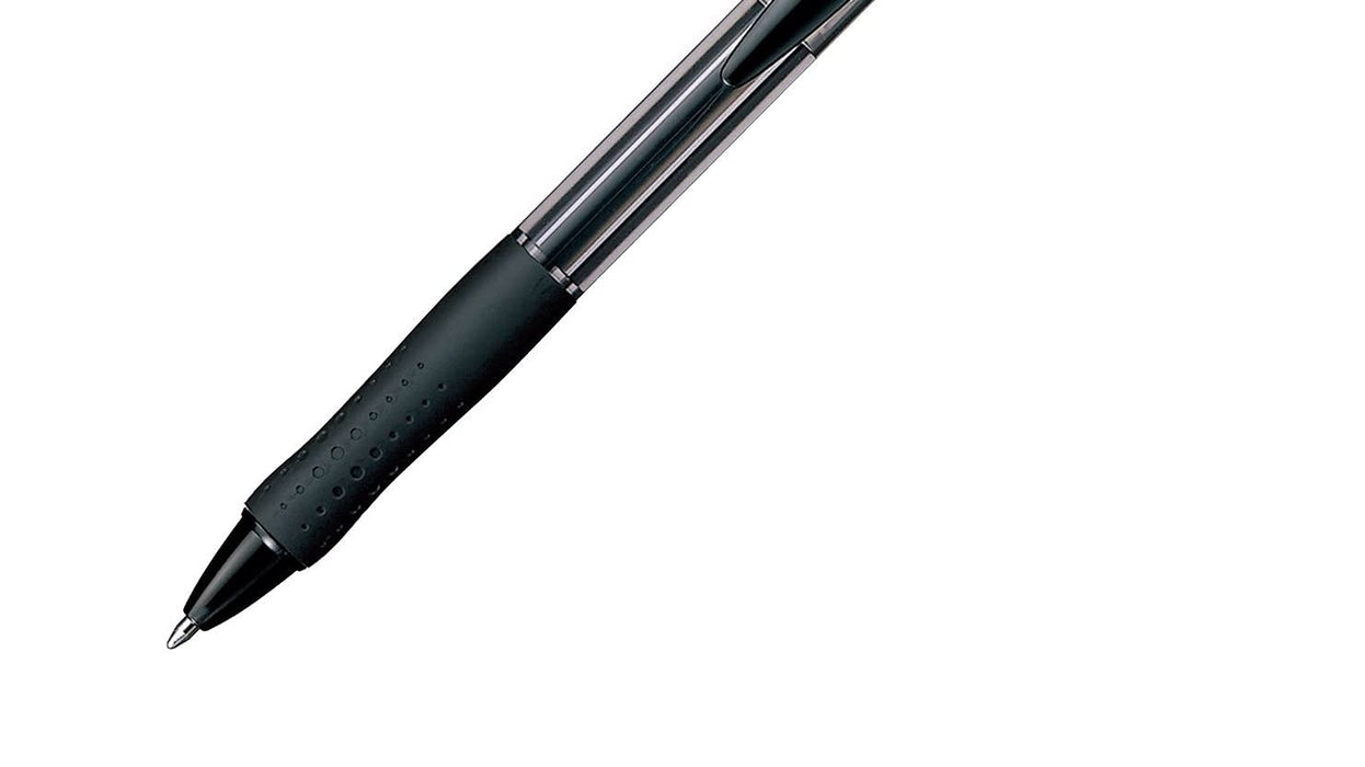 Mitsubishi Pencil Oil-Based Black Ballpoint Pen - Berry Raku Knock 1.0 SN10010