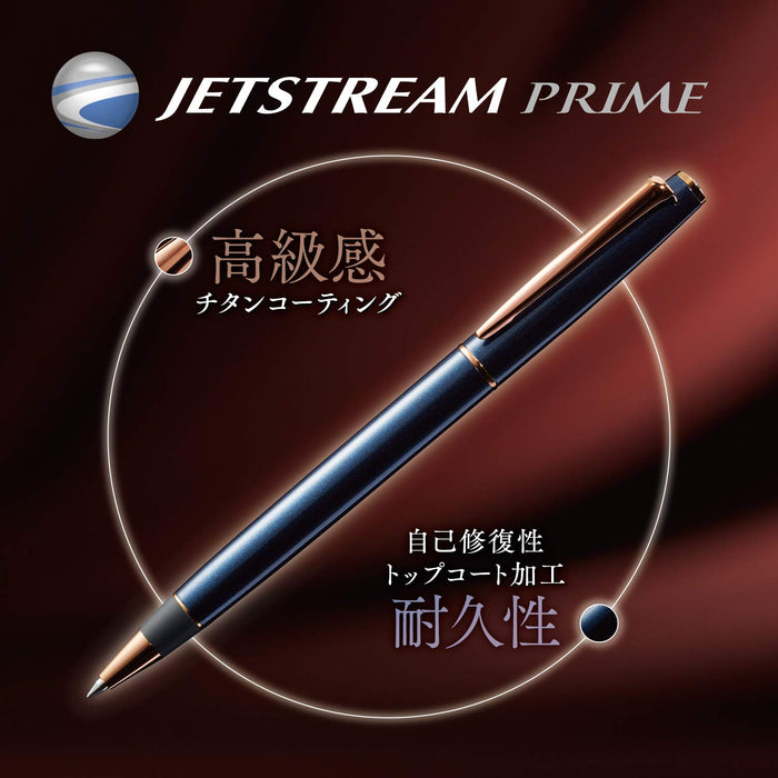 Mitsubishi Pencil Jet Stream Prime 0.5 Noble Navy Ballpoint Pen Oil-Based