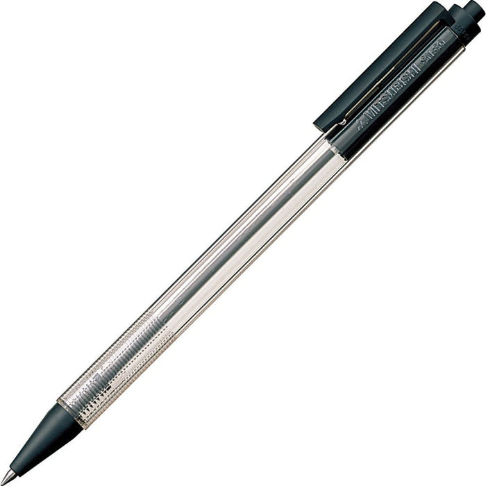 Mitsubishi Pencil New Liner 0.7 - 10 Pieces Black Oil-Based Ballpoint Pen