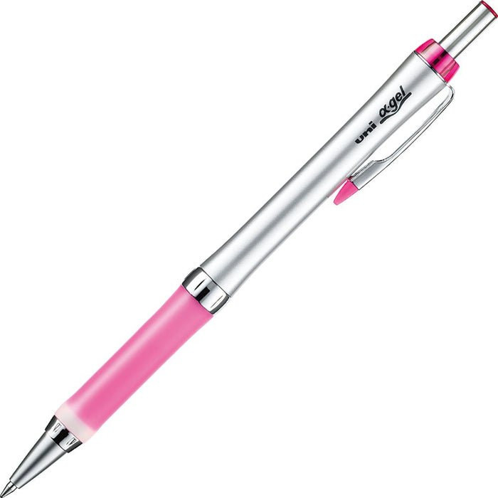 Mitsubishi Pencil Uni Alpha Gel Slim 0.7 - Oil-Based Ballpoint Pen in Rose Pink