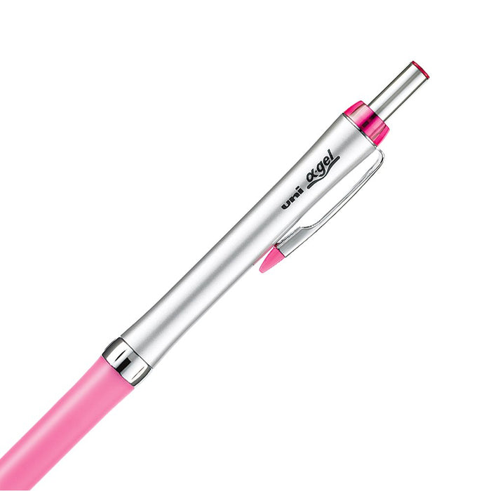 Mitsubishi Pencil Uni Alpha Gel Slim 0.7 - Oil-Based Ballpoint Pen in Rose Pink