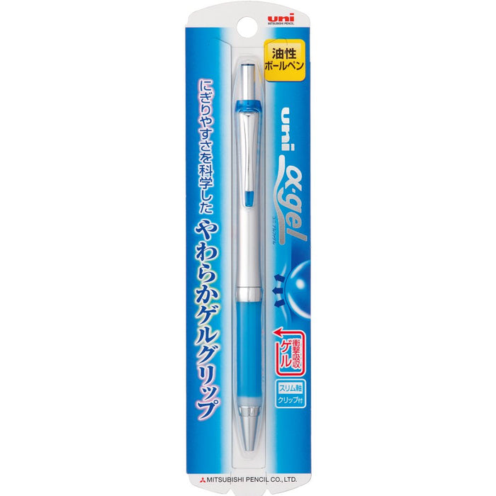 Mitsubishi Pencil Uni Alpha Gel Slim Oil-Based Ballpoint Pen 0.7 Royal Blue