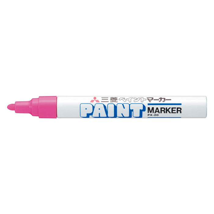 Mitsubishi Pencil Medium Point Oil-Based Paint Marker Peach - Pack of 10