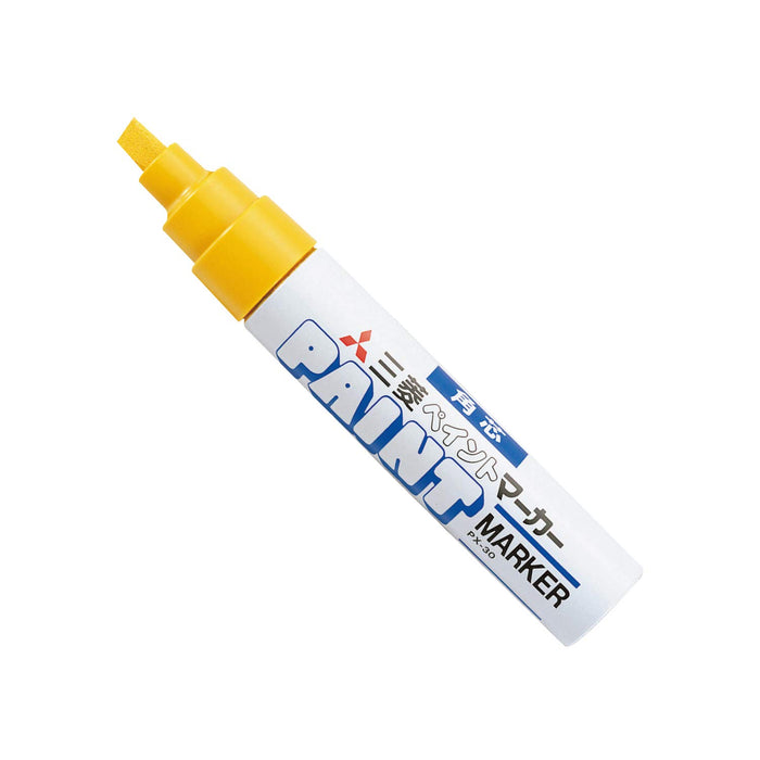 Mitsubishi Pencil Bold Yellow Paint Marker Pack of 5 Px30.2