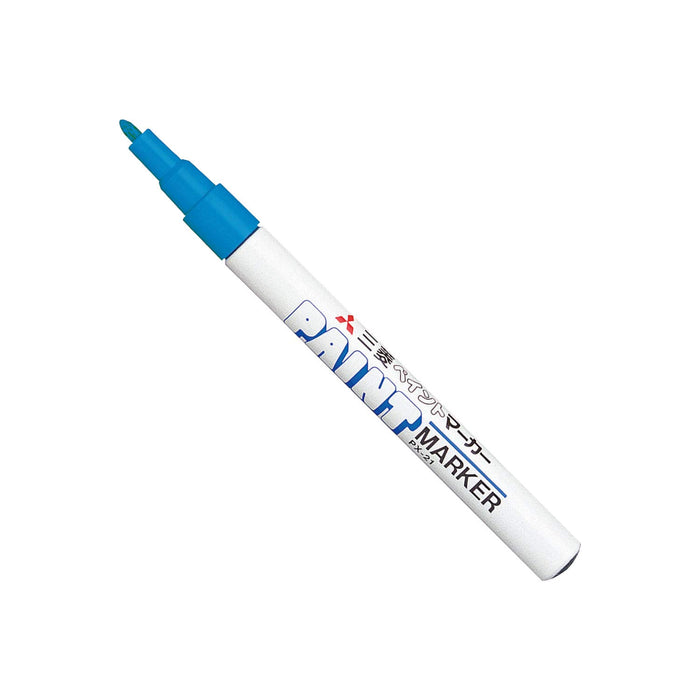 Mitsubishi Pencil Fine Point Light Blue Paint Marker Set 10 Pieces