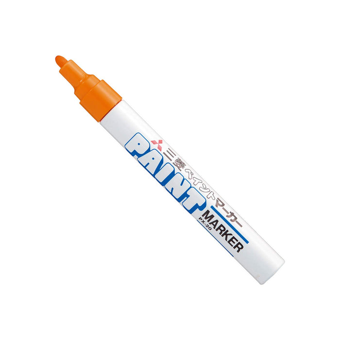 Mitsubishi Pencil Medium Point Paint Marker Orange 10 Piece Set